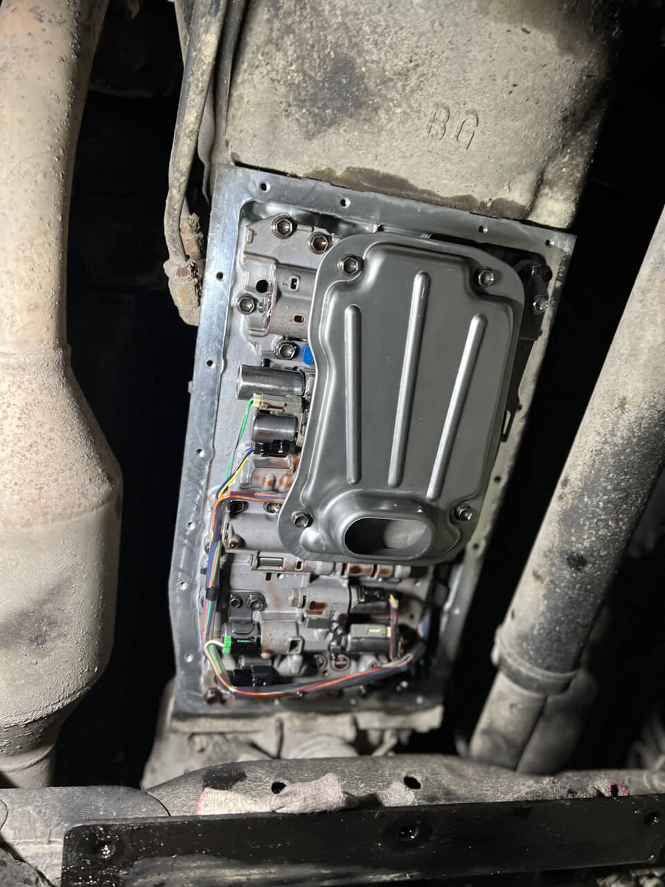 Установка чистого фильтра в гидроблок