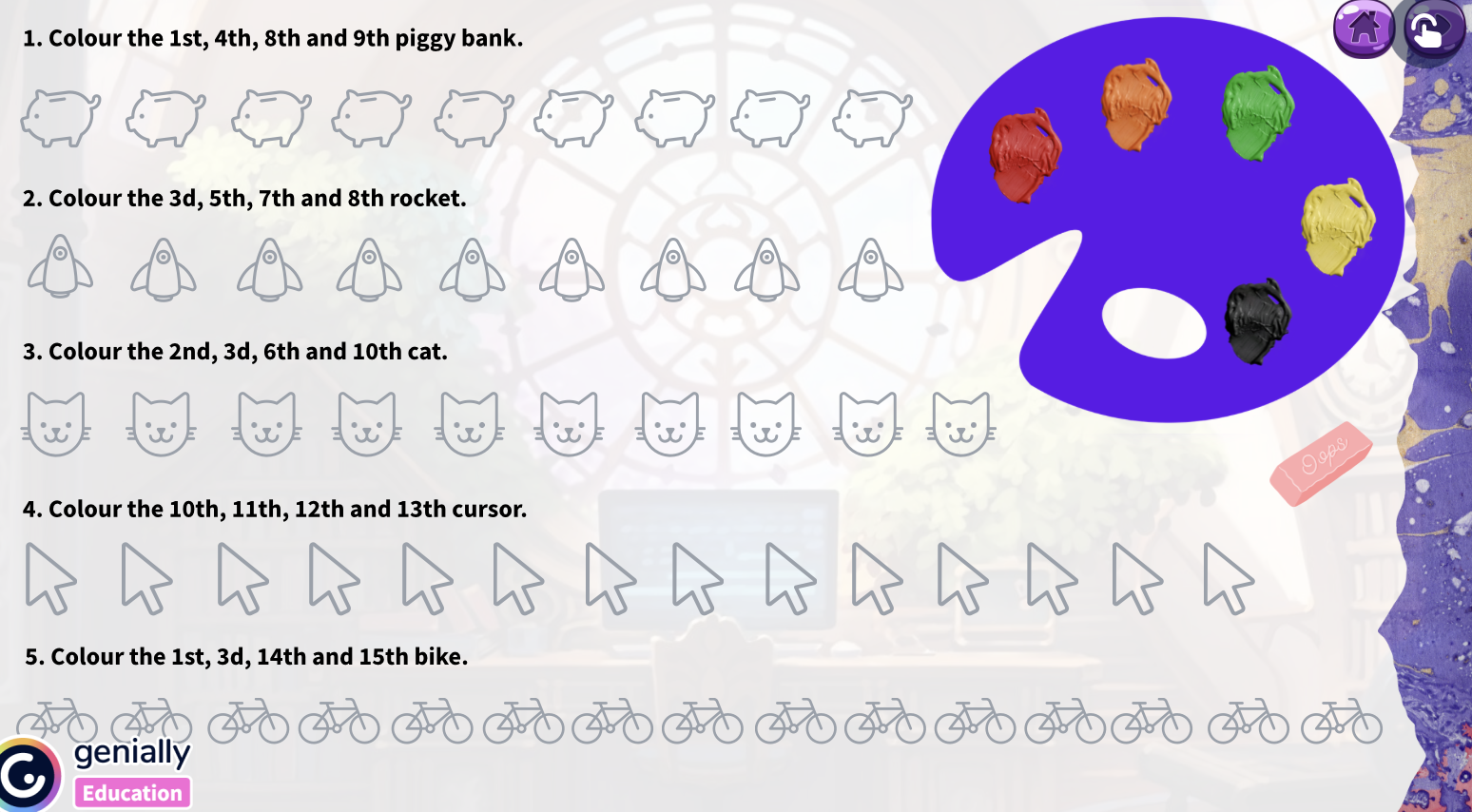 Ordinal numbers [genially]