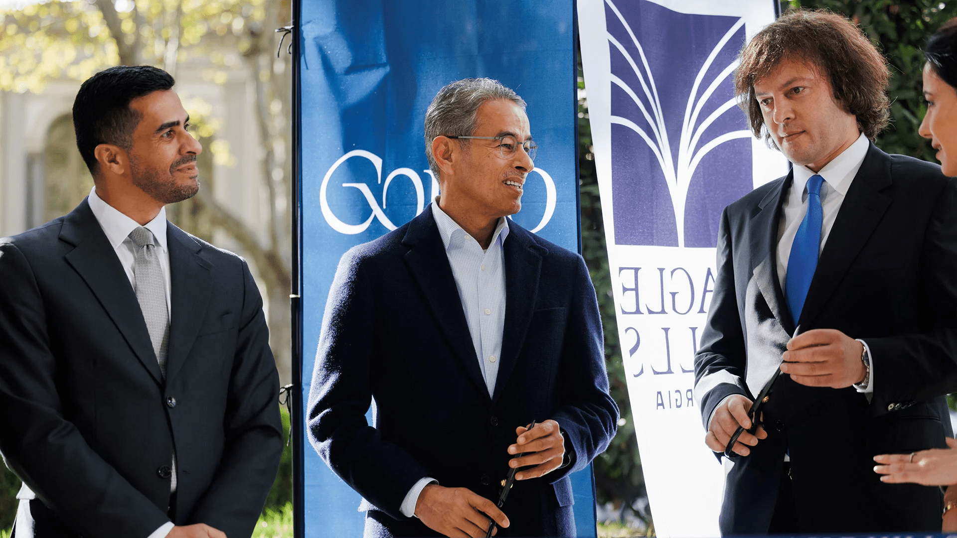 Мохамед Али Алаббар на презентации проекта Tbilisi Waterfront в Грузии