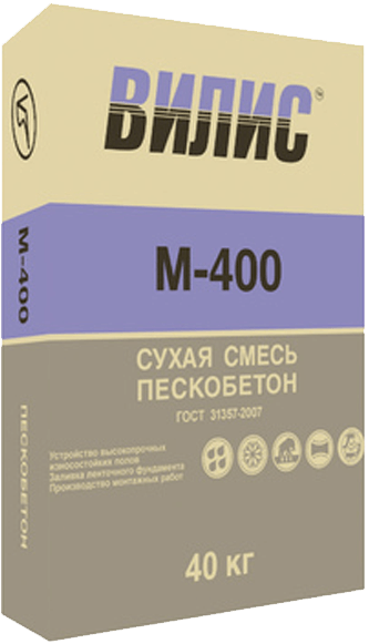Пескобетон Вилис М-400