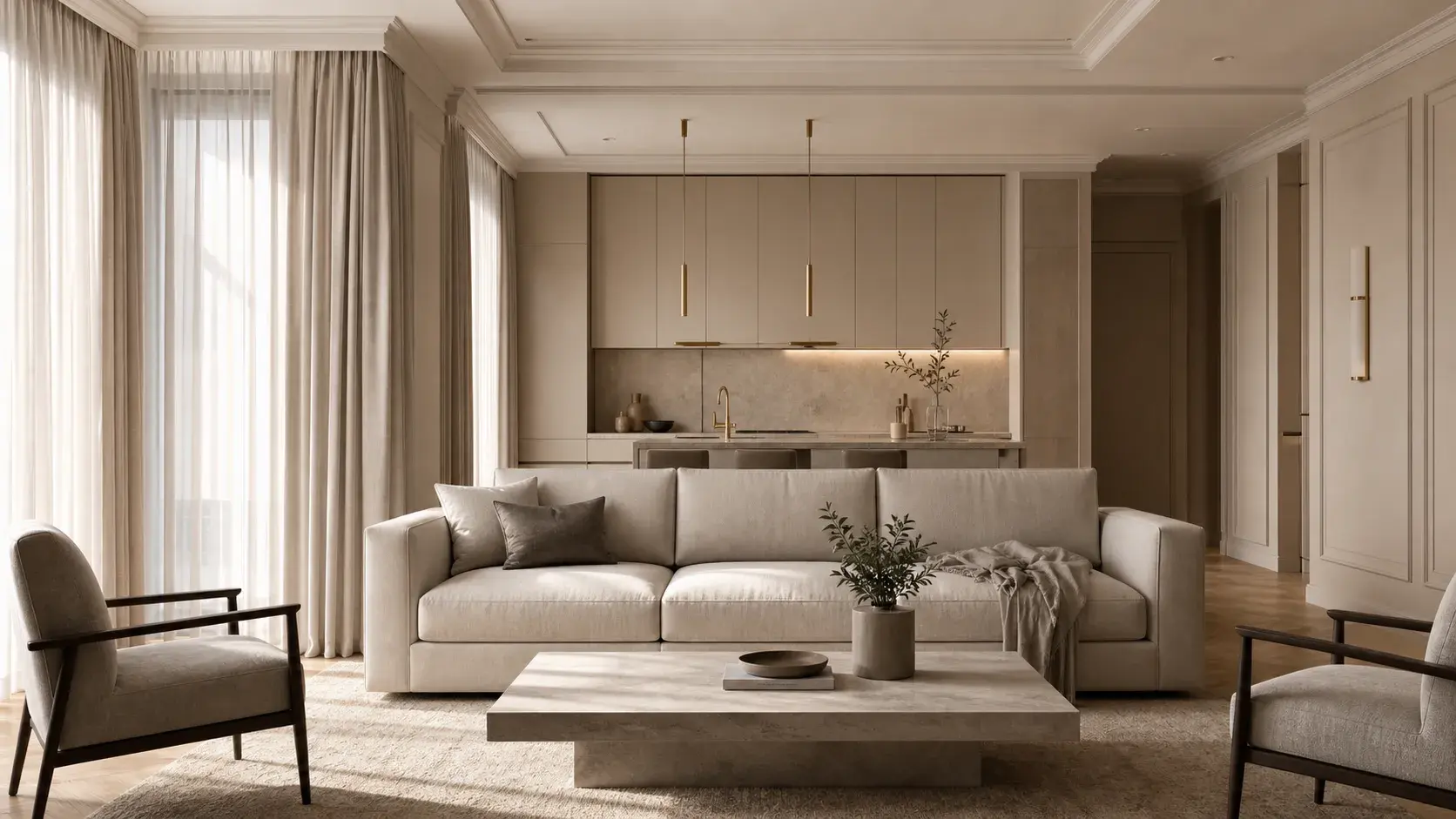 Квартира 120 м² в ЖК Аллея Парк