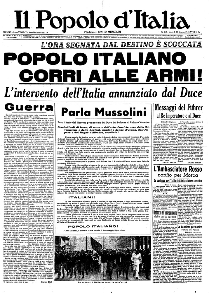 Италия. Il Popolo d’Italia