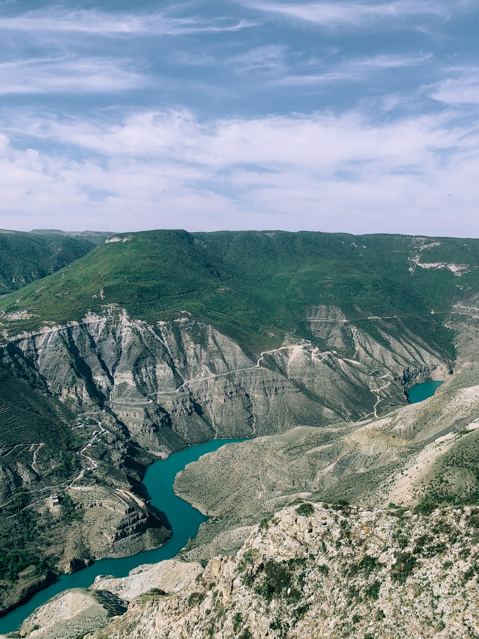 Фото с сулакского каньона