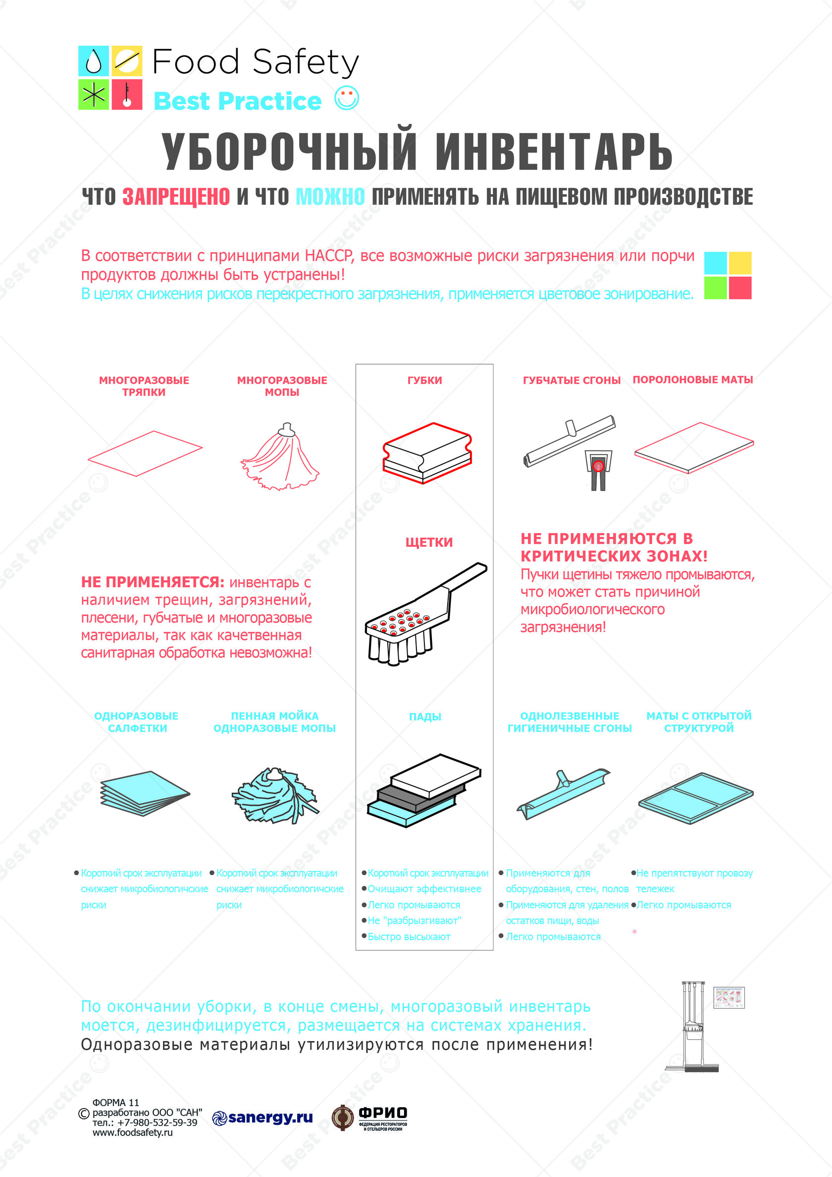 Правильная схема мытья и дезинфекции оборудования и аппаратуры для молока