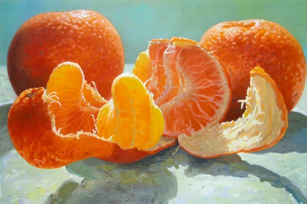 Мандарины Пастель