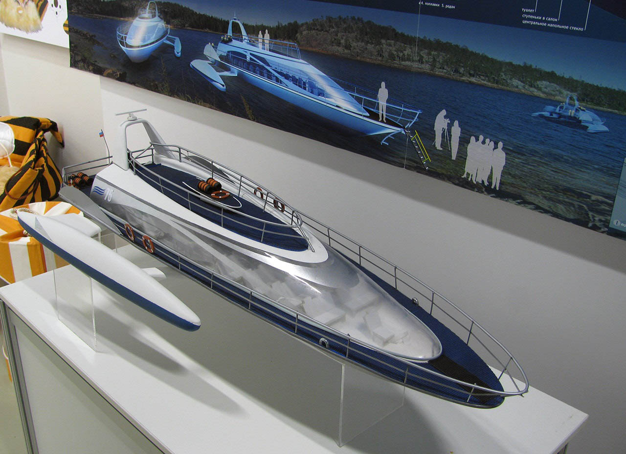 пассажирский скоростной тримаран концепт