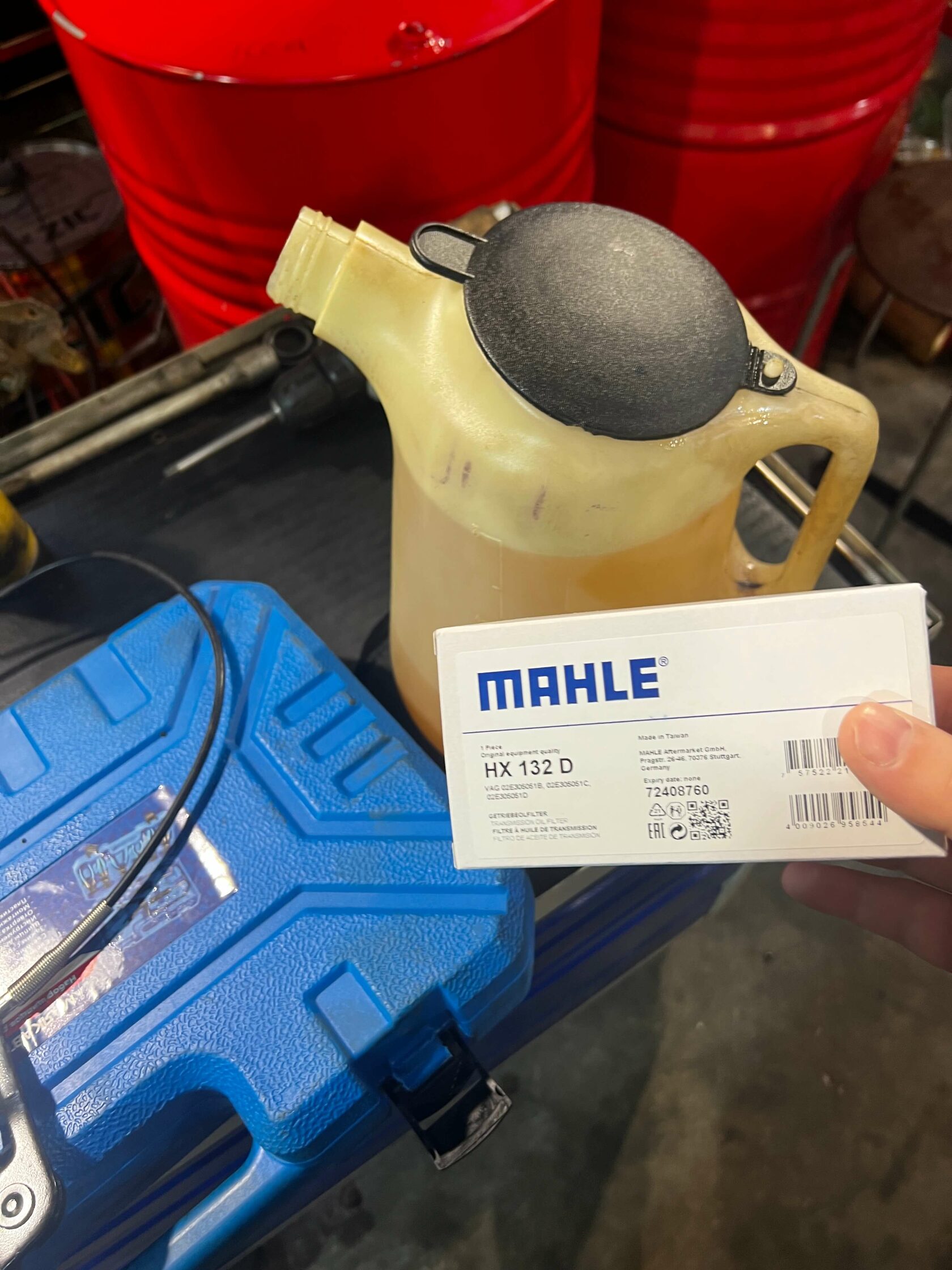 Материалы Motul и Mahle для Audi A3