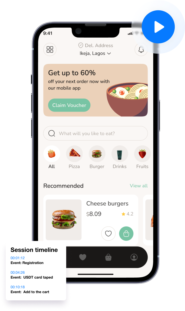 Mobile App User Analytics by UserX