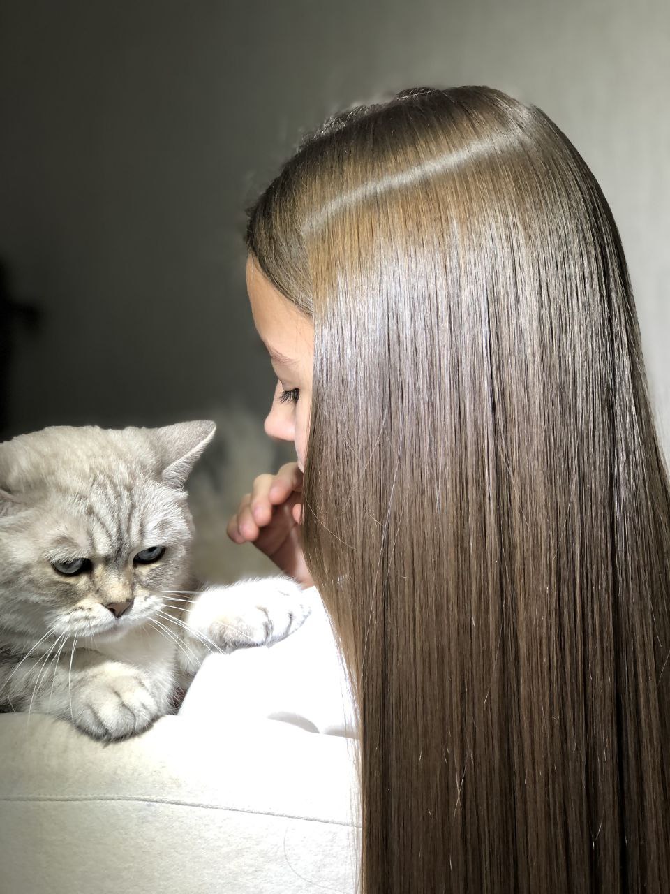 Результат: гладкие волосы