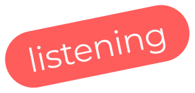 красная плашка listening аудирование