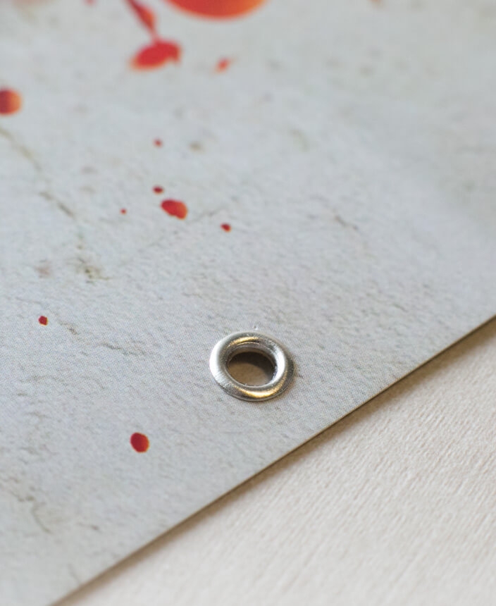 Установка люверсов