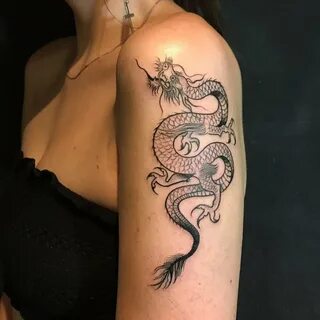 Татуировки драконов на предплечье