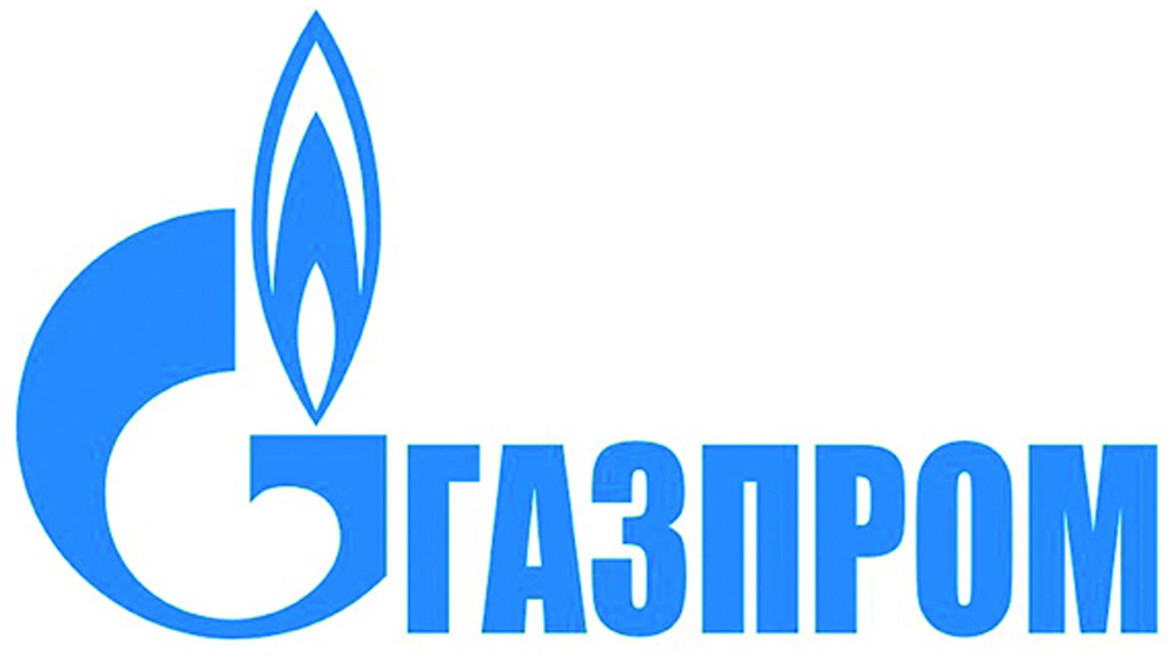 Газпром логотип на прозрачном фоне
