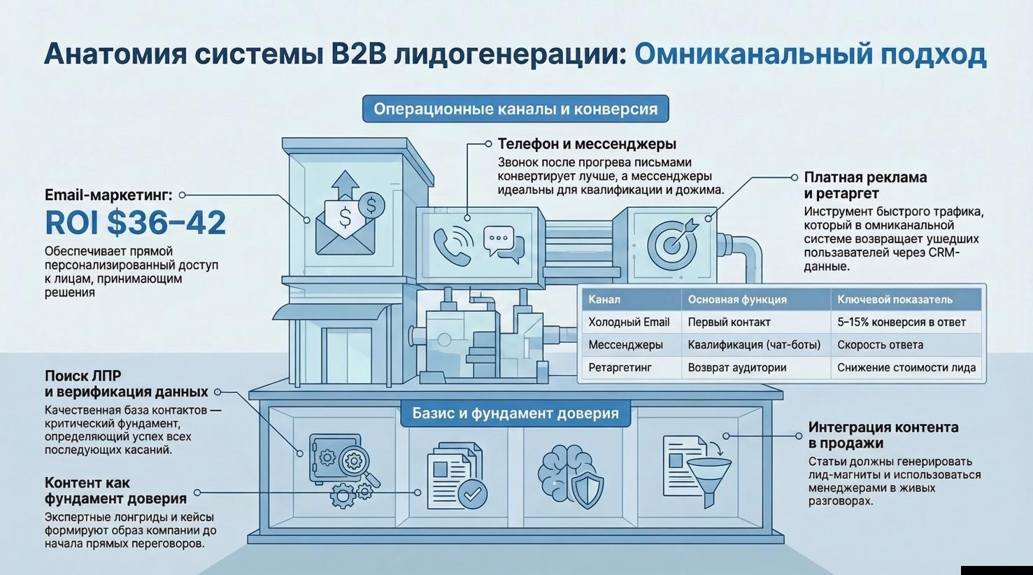 Каналы омниканальной лидогенерации