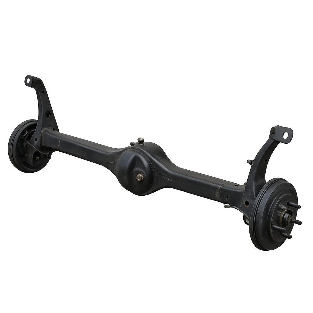 Белый фургон вид спереди