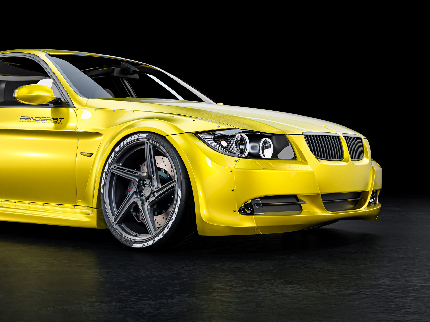 FENDERIST SPEC S fender flares set / widebody kit BMW E90 20062010