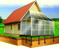 Пристройка на сваях