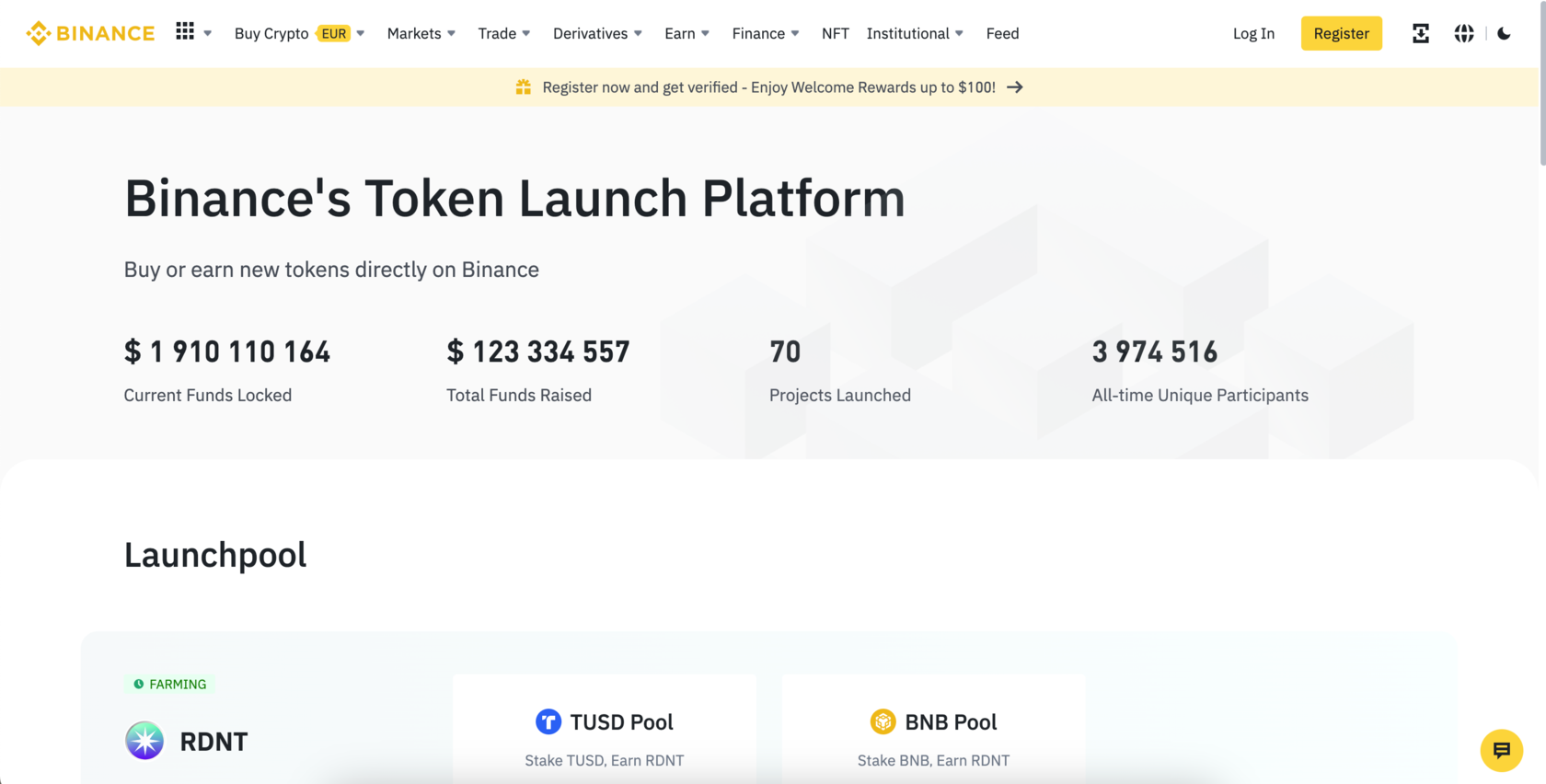 Binance Launchpad