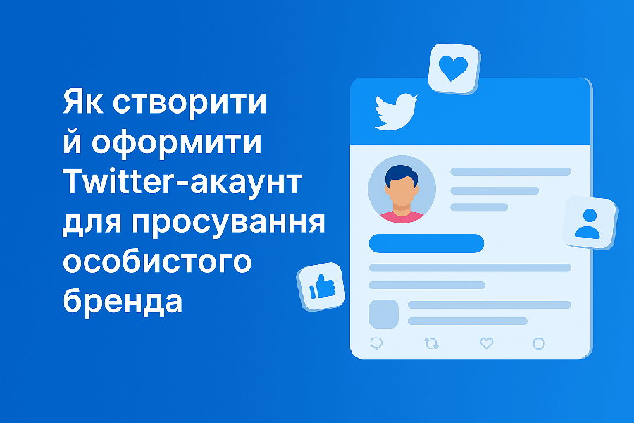 Як створити та оформити Twitter-аккаунт