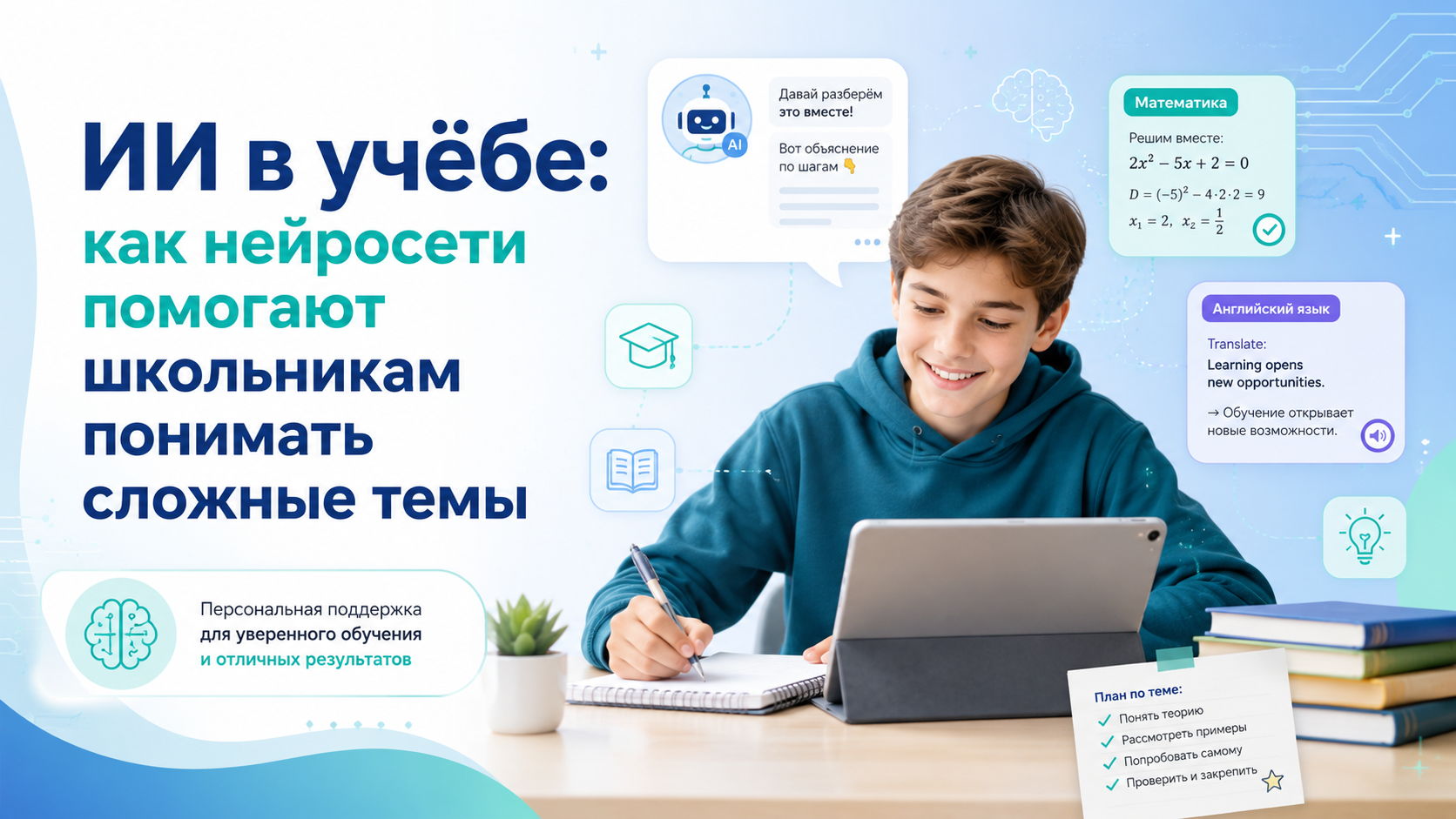 Как использовать нейросети для учёбы — инструкция для школьников