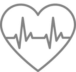 Иконка сердце, профилактика сердечных заболеваний, кардиограмма, свг, svg