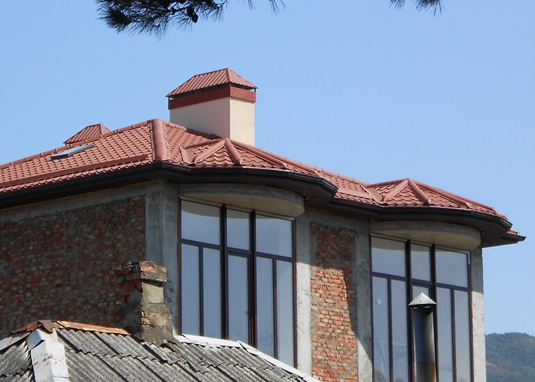 Результат кровельных работ дома в Геленджике 