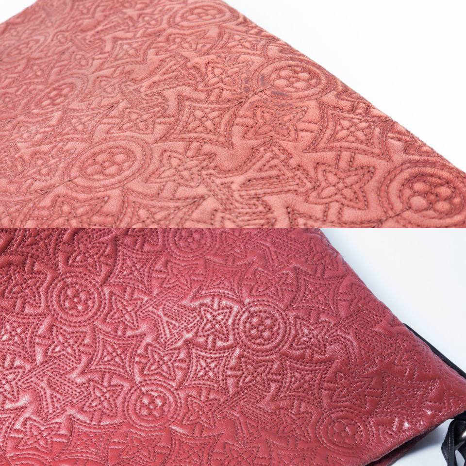 Восстановление цвета на сумке Louis Vuitton