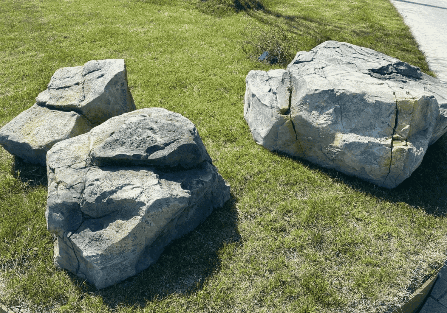 Садовые камни из арт бетона
