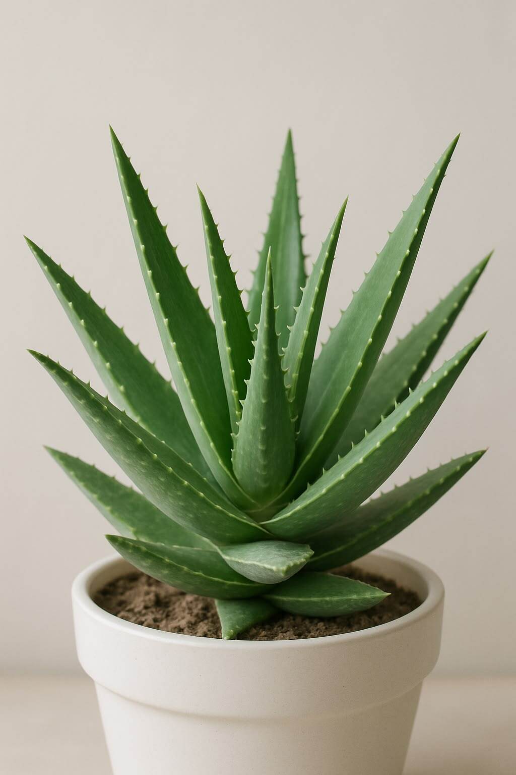 Succulent in ceramic pot