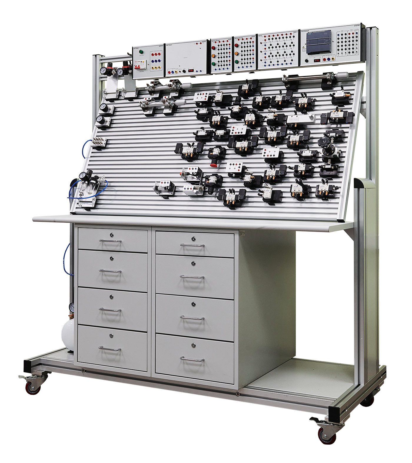 профессиональное учебное оборудование, пневматика, пневмоавтоматика, производство учебного оборудования, электропневматический тренажер