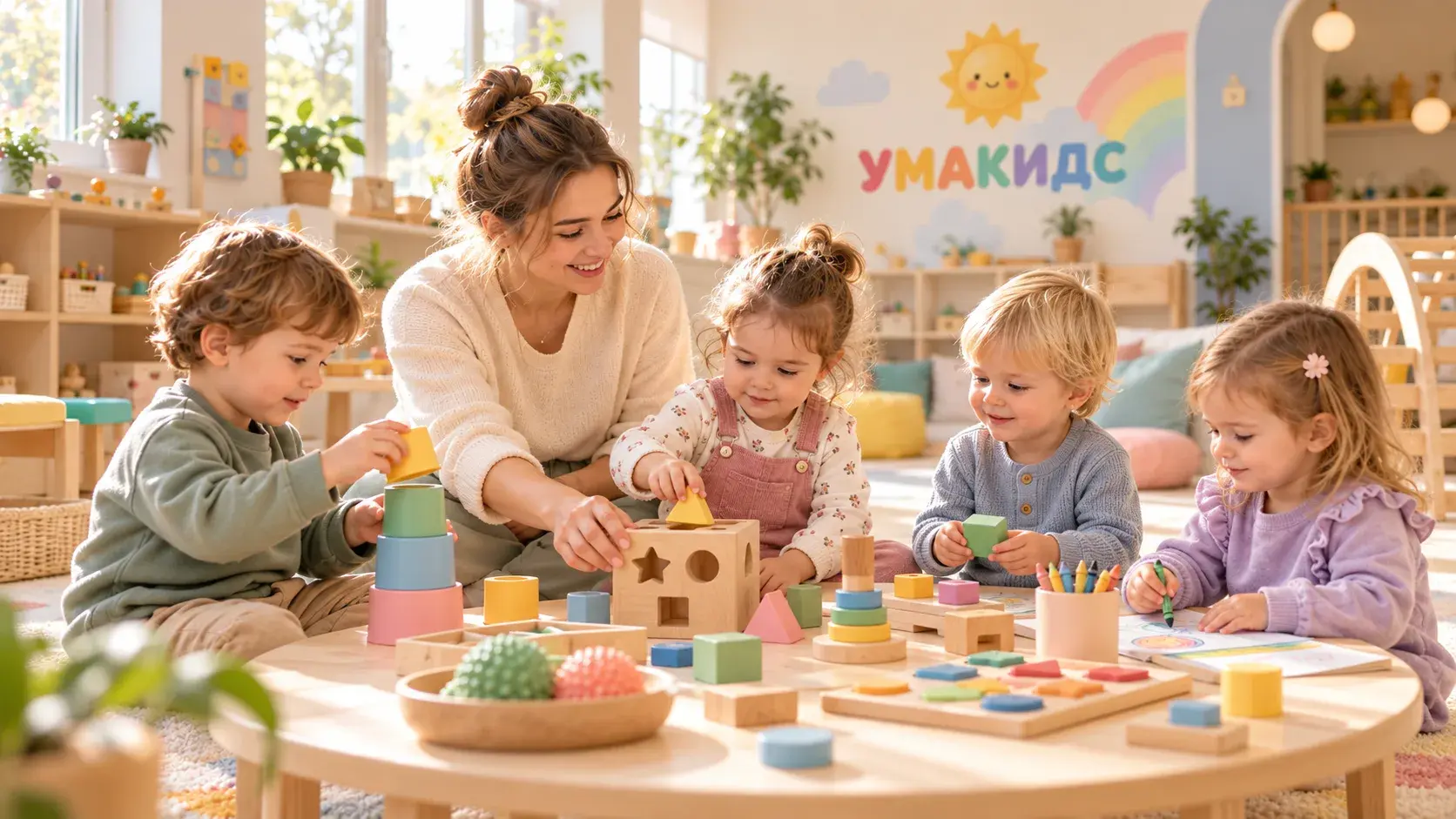 Нейроупражнения для детей в нейрояслях УмаКидс