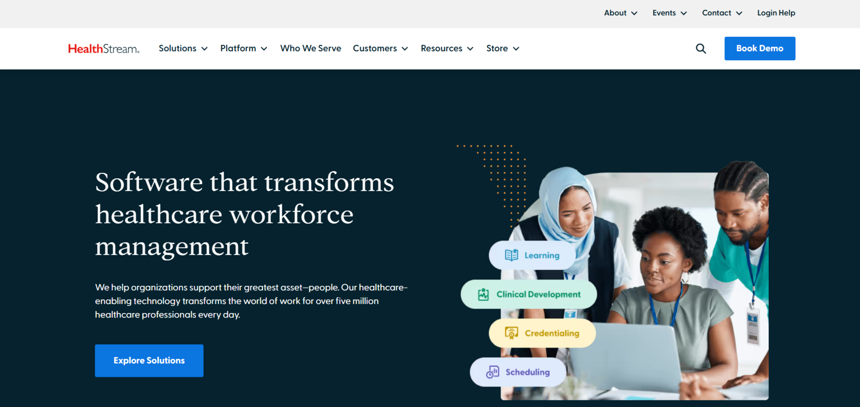 HealthStream Screenshot