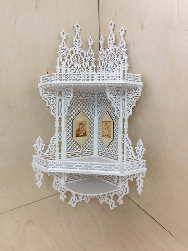 Иконостас угловой с образами