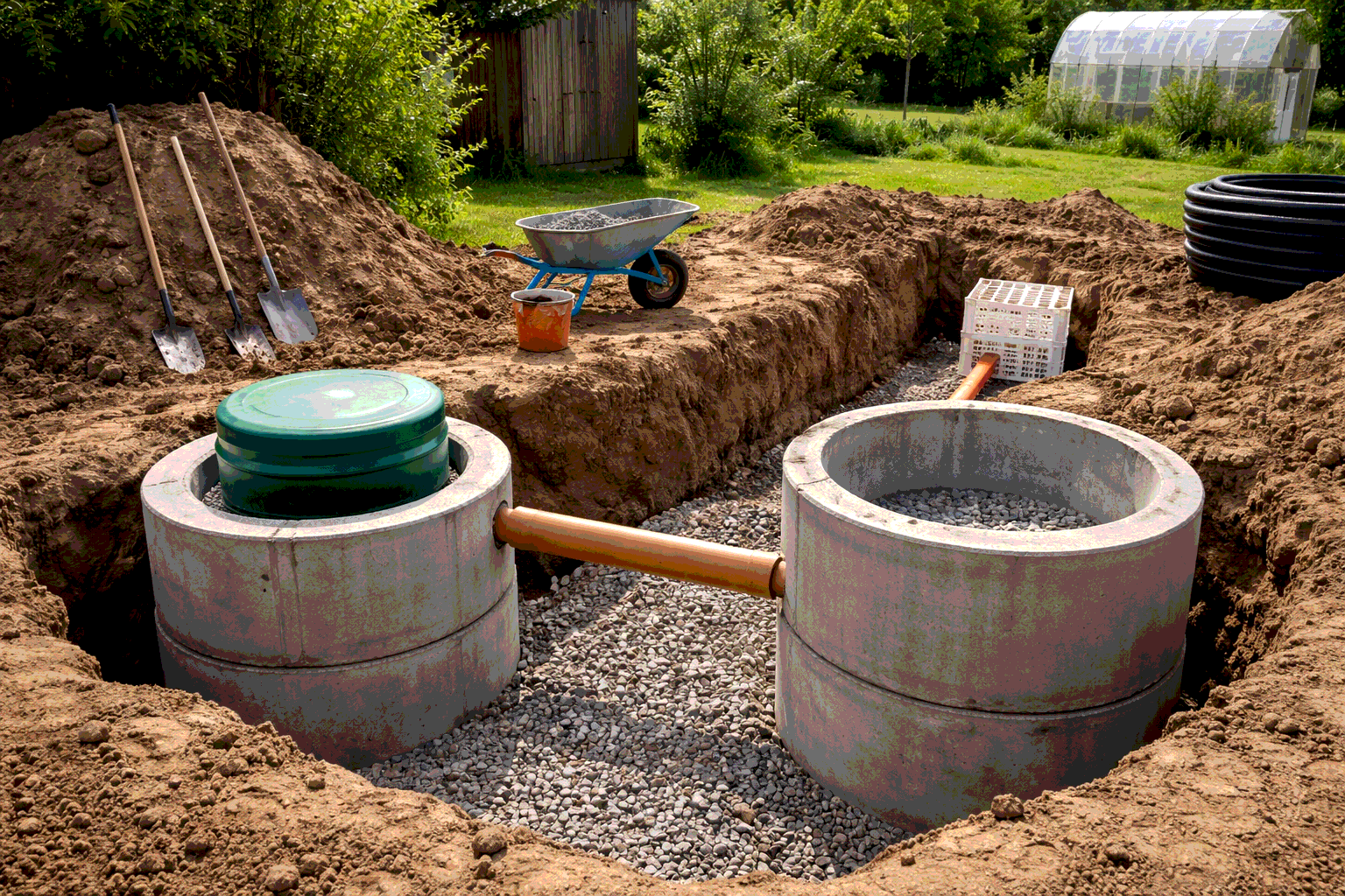 Колодец во дворе