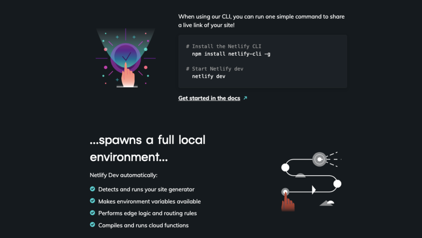 Принцип работы Netlify Dev