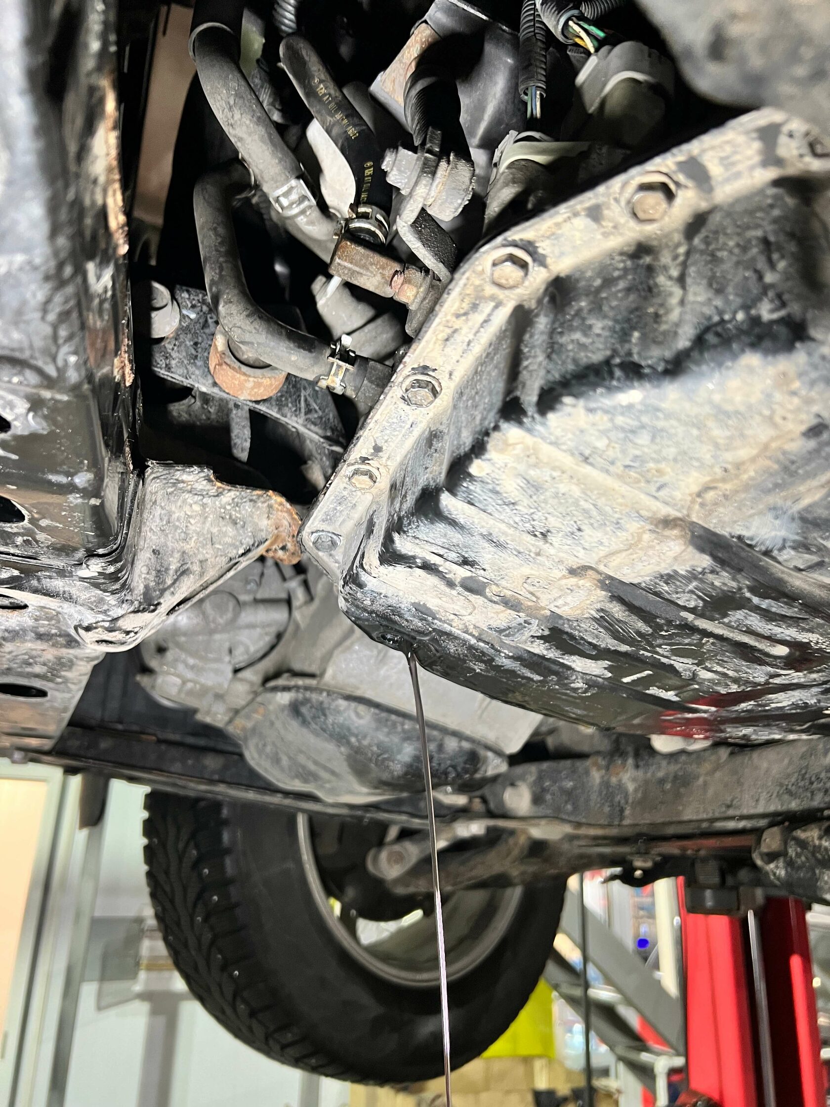 Выставление уровня масла в Aisin K112