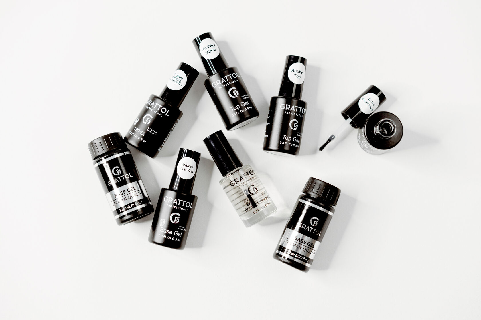 Базы и топы для ногтей Grattol. Официальный дилер!