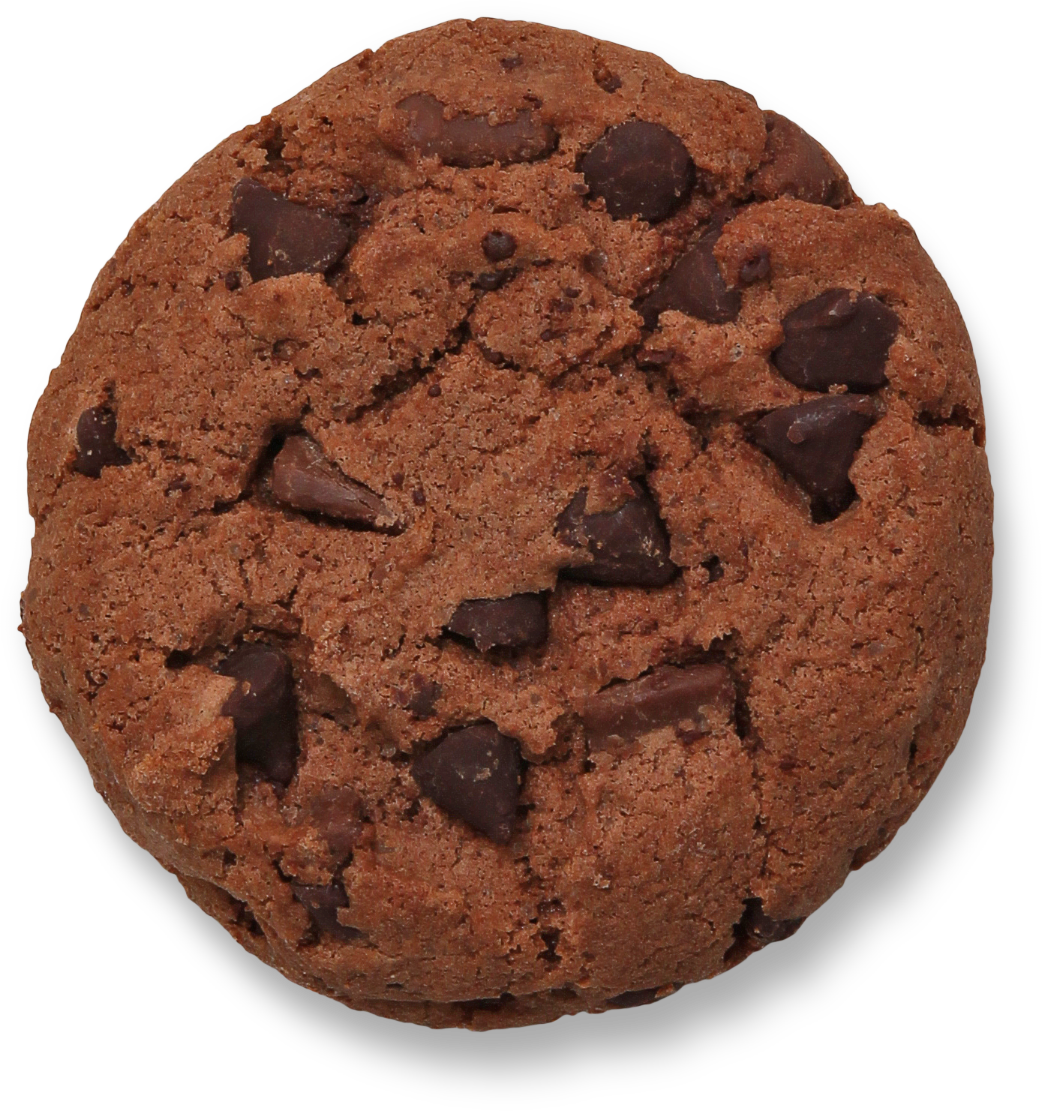 Cookie png. Шоколадное печенье на белом фоне. Шоколадная печенька. Круглое шоколадное печенье. Печенье с шоколадом сверху.