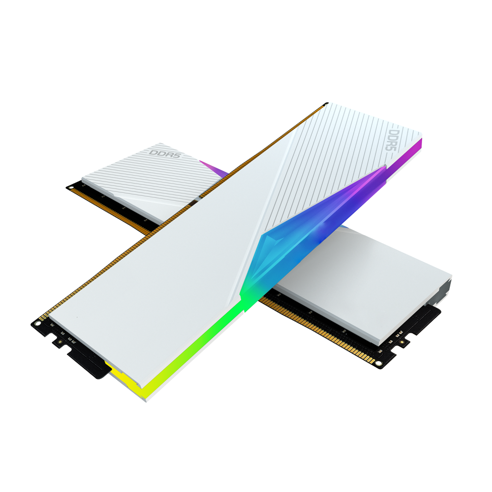 оперативная память белая DDR 5 16GB 8X2 c rgb