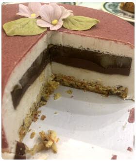 Фото разреза торта