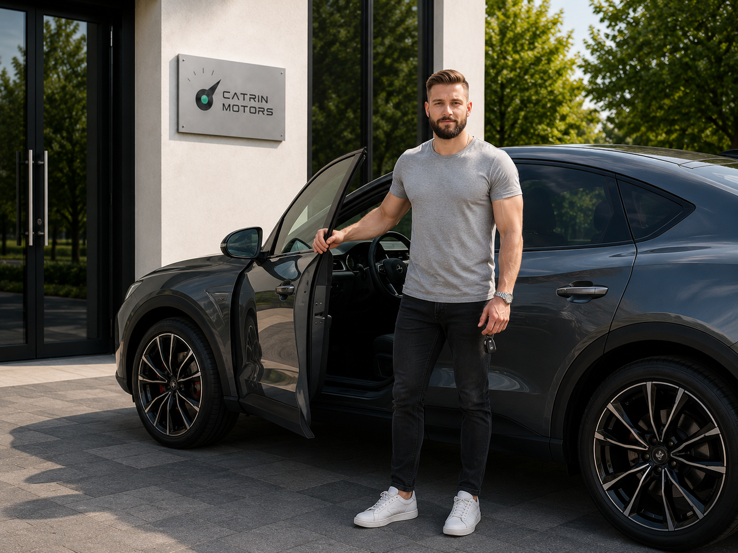 Получение автомобиля в раскат