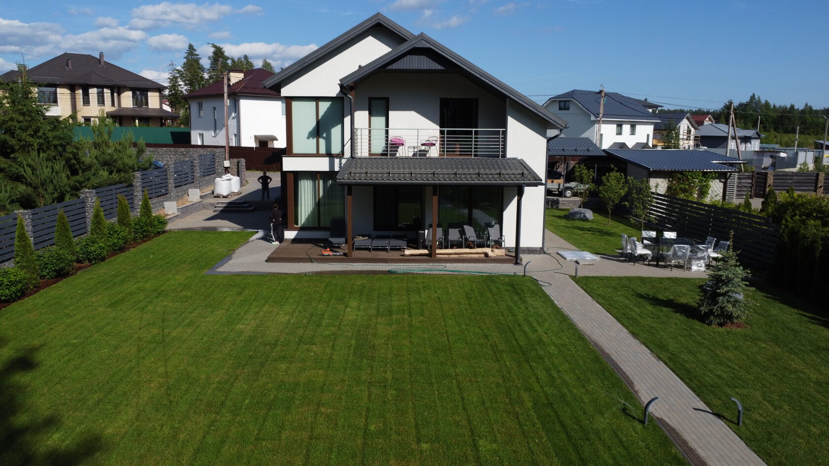 благоустройство загородного участка