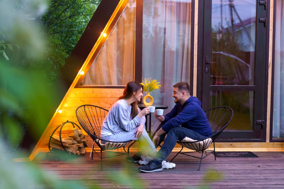 домик для двоих на выходные в Подмосковье