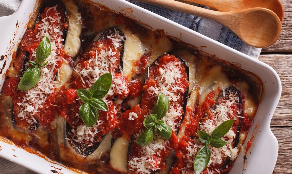 Италия. Melanzane alla parmigiana