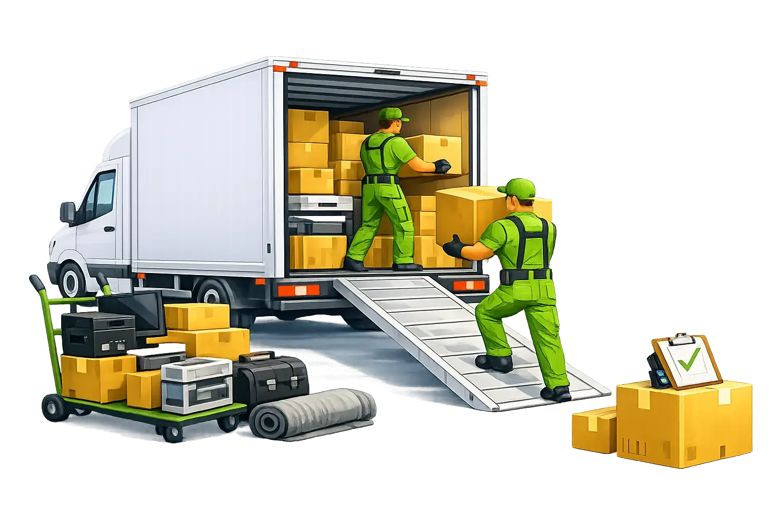 Офисный переезд в Москве 