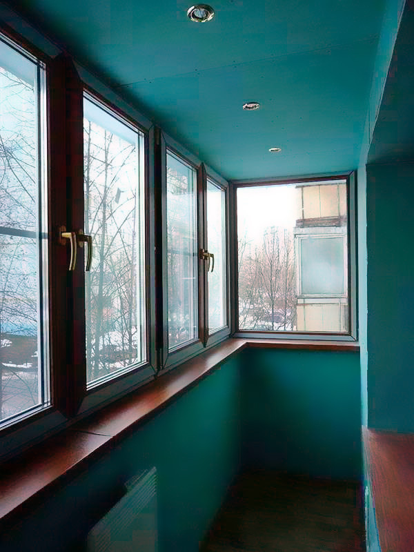 Отделка балконов гипсокартонном в Москве и области Цены под ключ