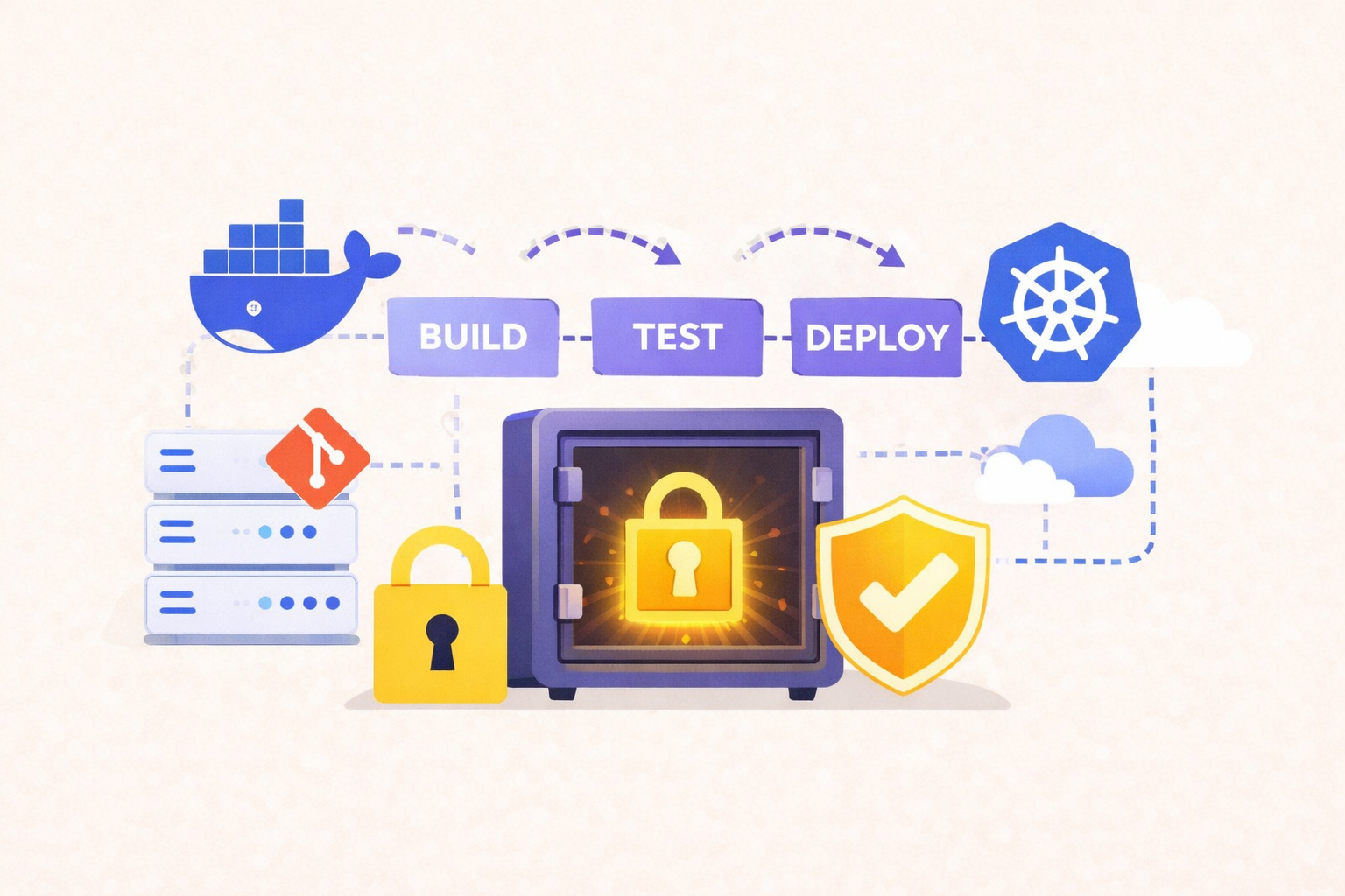 Безопасное хранение секретов в CI/CD пайплайнах — схема интеграции менеджера паролей с DevOps