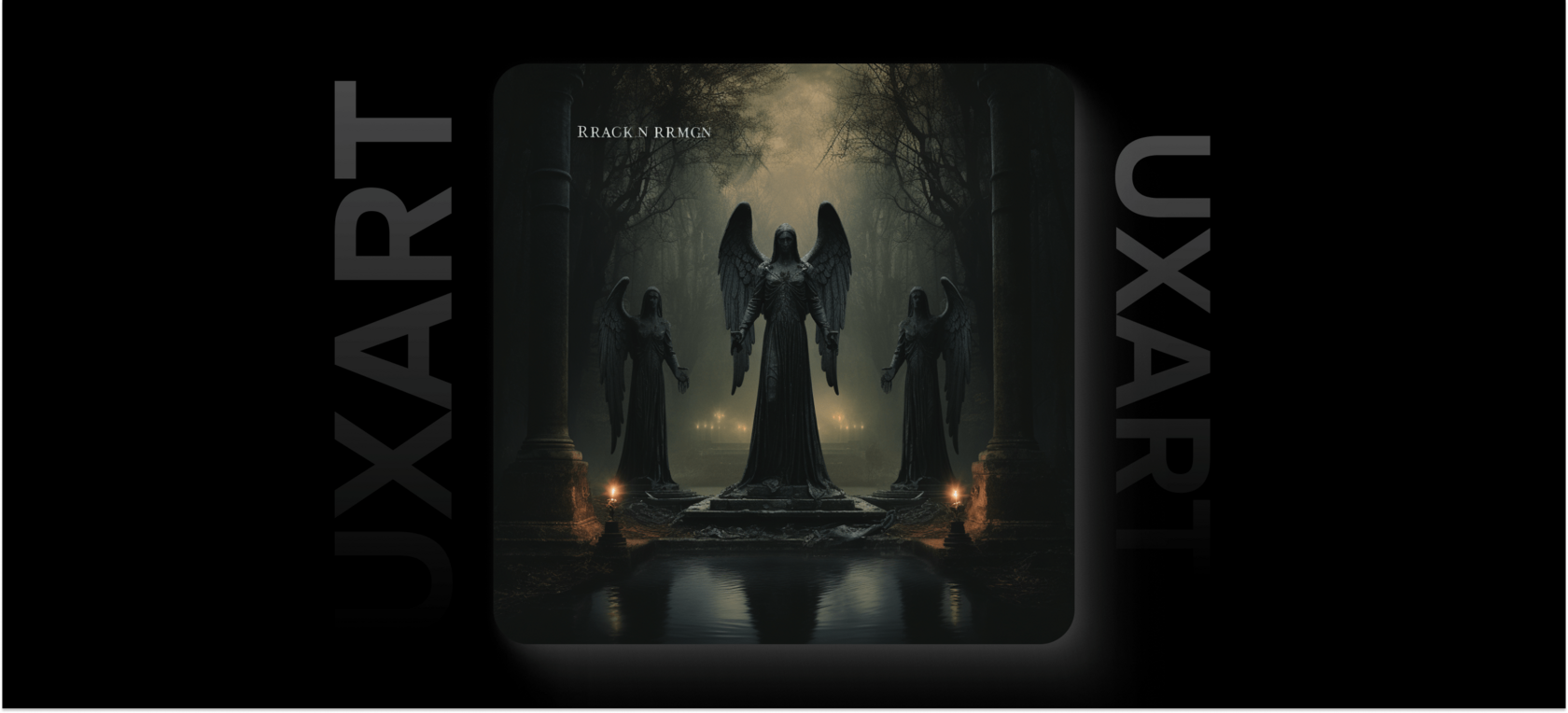 Мне нравится этот визуал. Из 4 вариантов (а мид показывает пользователю именно такое кол-во визуалов) именно этот понравился мне больше всего. Атмосферненько, добавить доп текст, чуть шумов и получится очень годная обложка для депрессивного альбома.