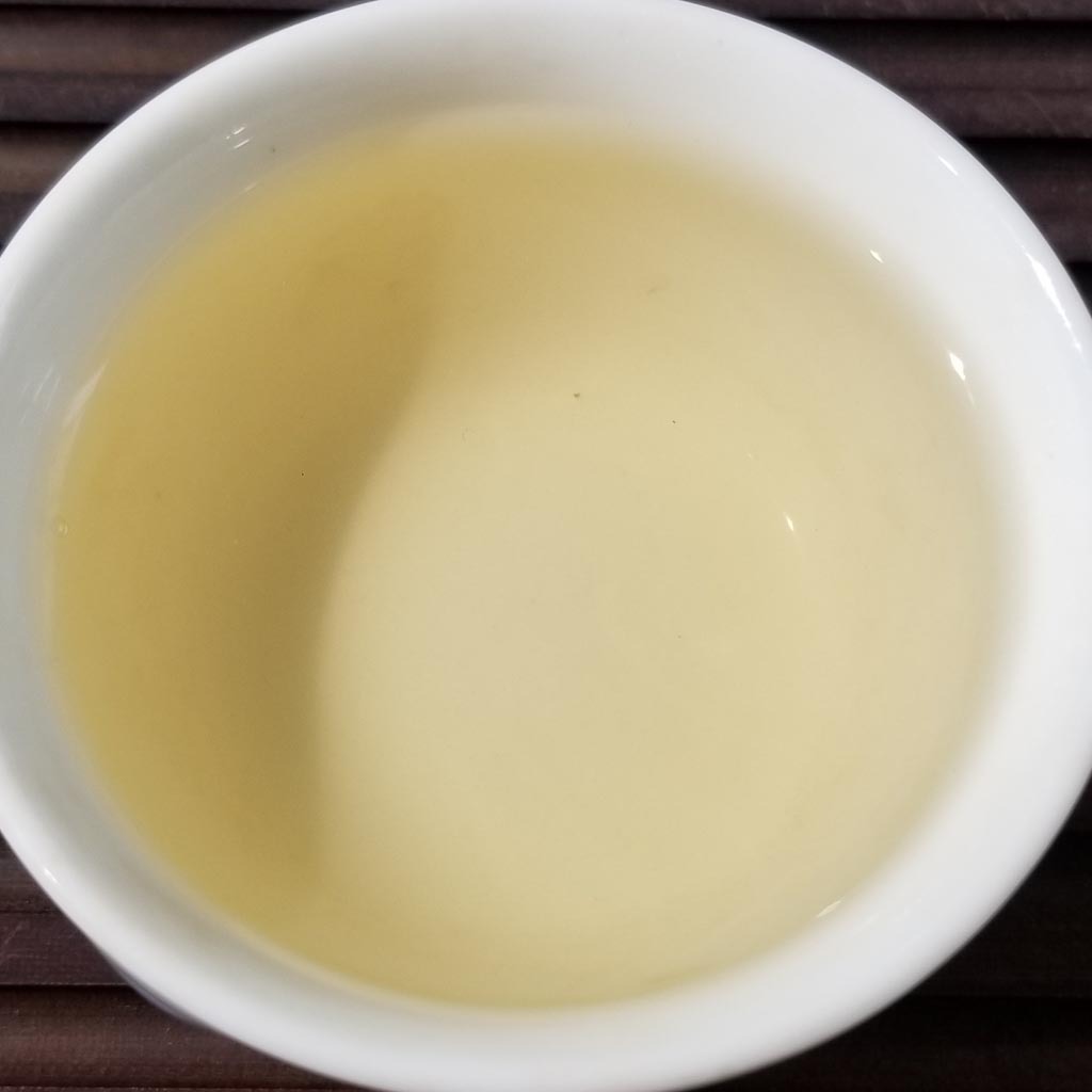 Hydrated spiraled buds after brewing