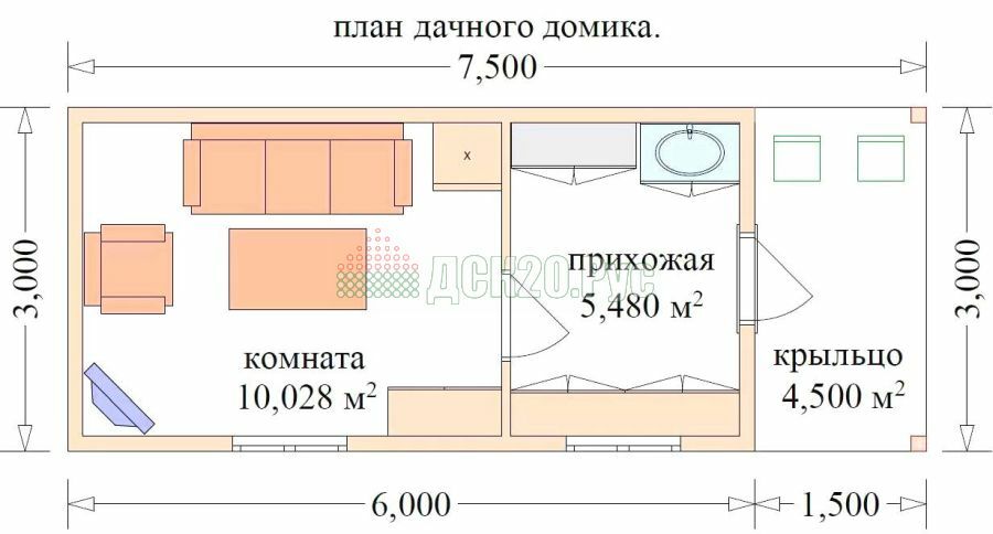 Планировки бытовок 6х3 с душем и туалетом